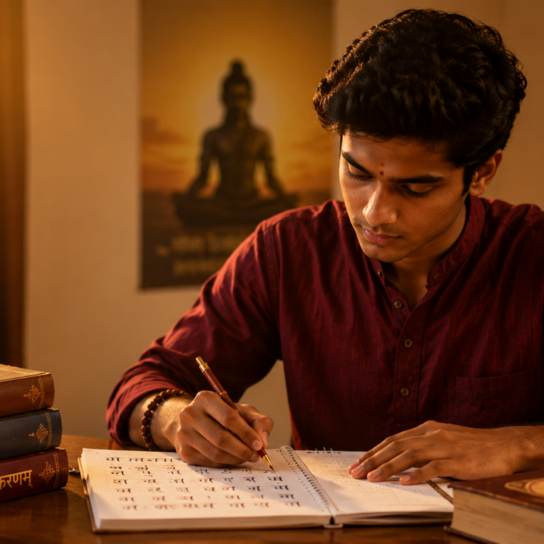 Sanskrit study and discipline