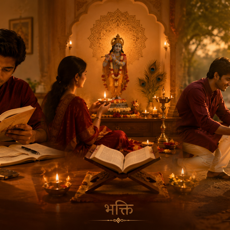 Gyan Bhakti Seva VedicShelf vision